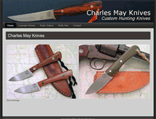 Tablet Screenshot of charlesmayknives.com